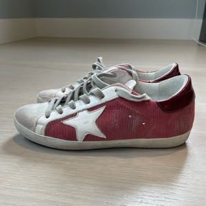 Golden Goose sneakers red velvet